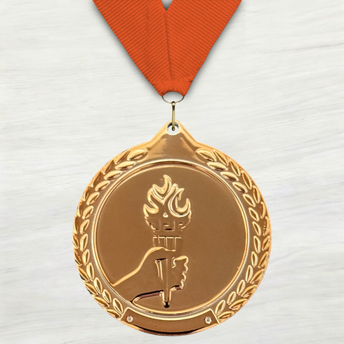 Medalla de Metal de Victoria de 2.5" con cinta MDL700